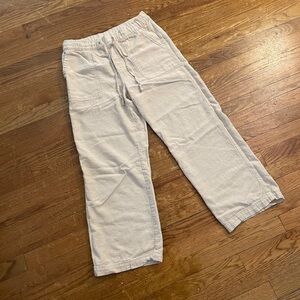 Gap Linen Wide Leg Linen Pants